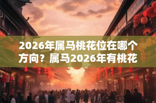2026年属马桃花位在哪个方向？属马2026年有桃花吗？