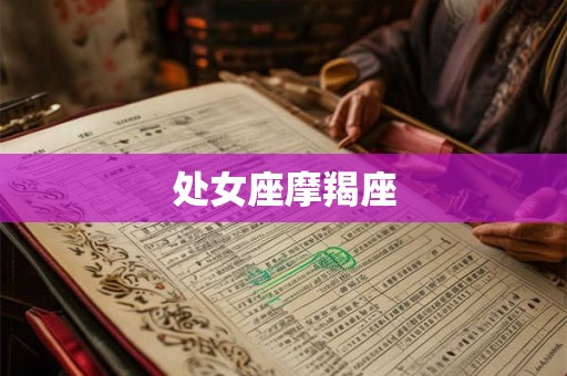 处女座摩羯座