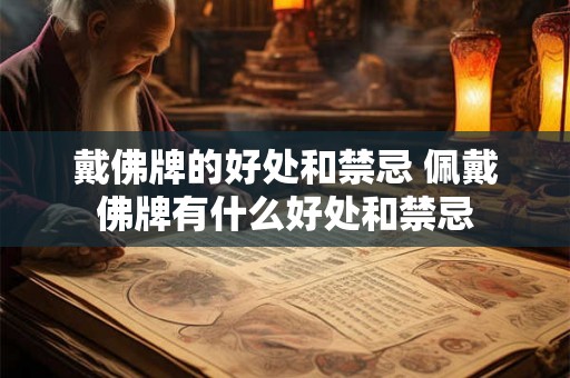 戴佛牌的好处和禁忌 佩戴佛牌有什么好处和禁忌