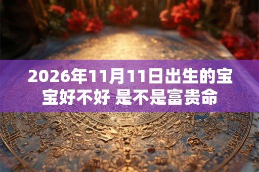 2026年11月11日出生的宝宝好不好 是不是富贵命