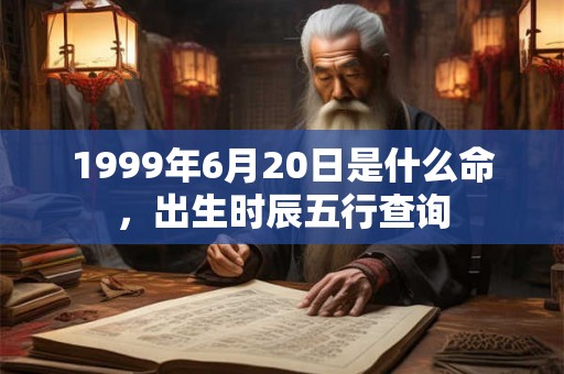 1999年6月20日是什么命，出生时辰五行查询
