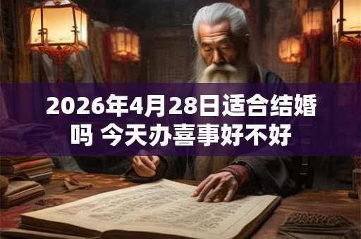 2026年4月28日适合结婚吗 今天办喜事好不好 2026年4月28日适合结婚吗 今天办喜事好不好