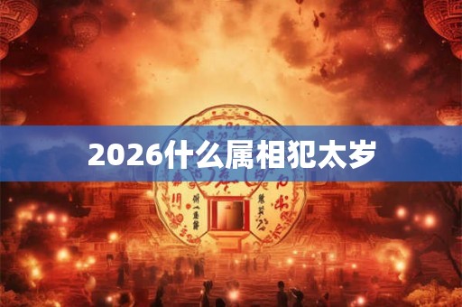 2026什么属相犯太岁