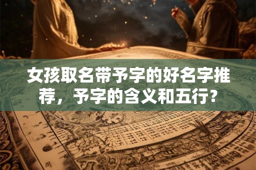 女孩取名带予字的好名字推荐，予字的含义和五行？