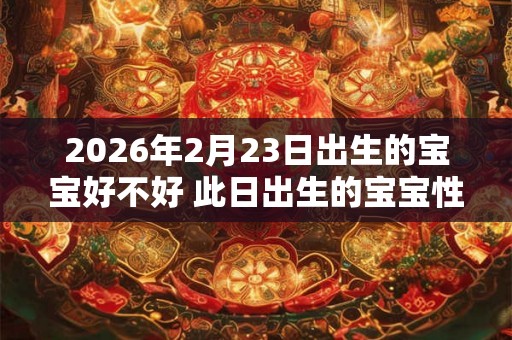 2026年2月23日出生的宝宝好不好 此日出生的宝宝性格