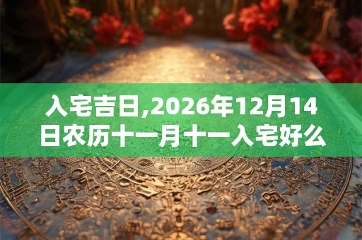 入宅吉日,2026年12月14日农历十一月十一入宅好么