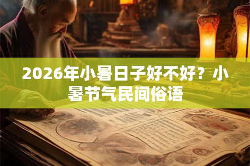 2026年小暑日子好不好?小暑节气民间俗语 2026年小暑日子好不好?小暑节气民间俗语