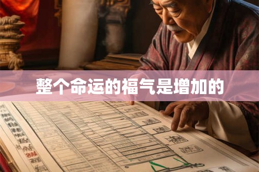 整个命运的福气是增加的