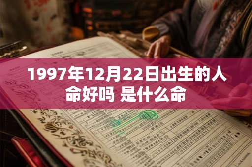 1997年12月22日出生的人命好吗 是什么命 1997年12月22日出生的人命好吗 是什么命