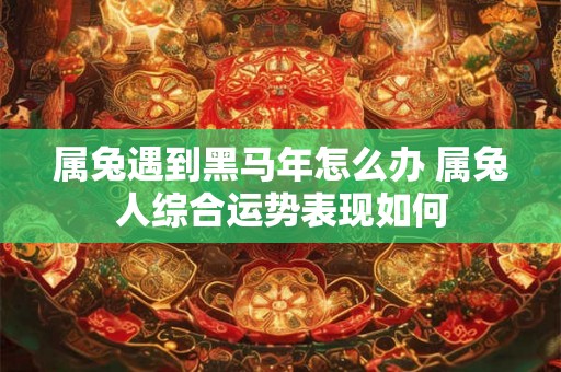 属兔遇到黑马年怎么办 属兔人综合运势表现如何 属兔遇到黑马年怎么办 属兔人综合运势表现如何