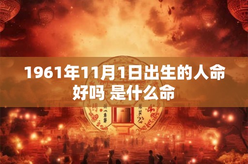 1961年11月1日出生的人命好吗 是什么命