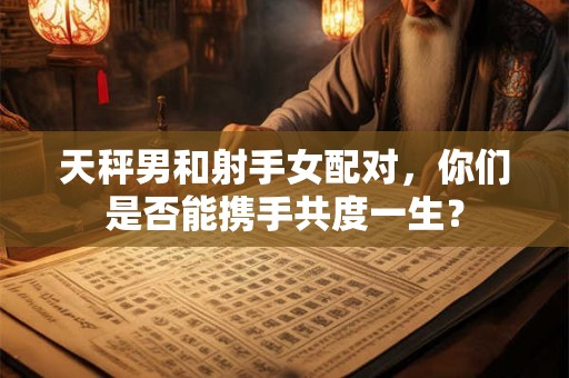 天秤男和射手女配对，你们是否能携手共度一生？