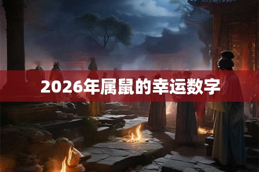 2026年属鼠的幸运数字