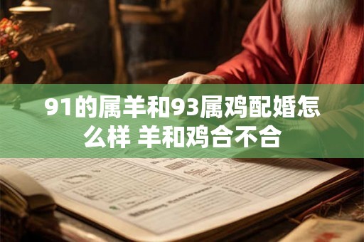91的属羊和93属鸡配婚怎么样 羊和鸡合不合