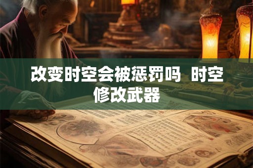 改变时空会被惩罚吗  时空修改武器