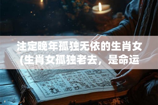 注定晚年孤独无依的生肖女(生肖女孤独老去，是命运还是选择？)