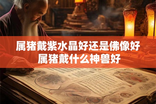 属猪戴紫水晶好还是佛像好 属猪戴什么神兽好