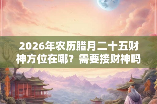 2026年农历腊月二十五财神方位在哪?需要接财神吗? 2026年农历腊月二十五财神方位在哪?需要接财神吗?