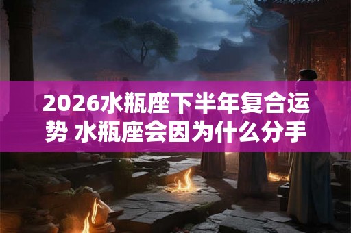 2026水瓶座下半年复合运势 水瓶座会因为什么分手