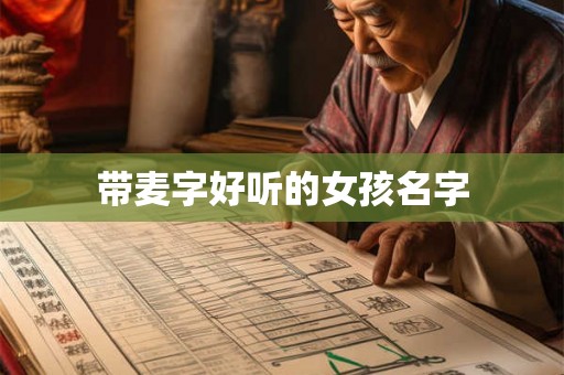 带麦字好听的女孩名字