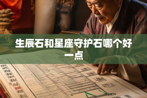 生辰石和星座守护石哪个好一点