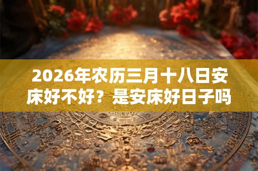 2026年农历三月十八日安床好不好？是安床好日子吗？