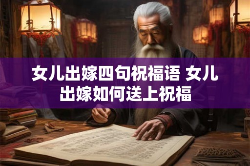 女儿出嫁四句祝福语 女儿出嫁如何送上祝福 女儿出嫁四句祝福语 女儿出嫁如何送上祝福