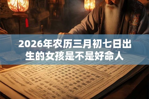 2026年农历三月初七日出生的女孩是不是好命人 2026年农历三月初七日出生的女孩是不是好命人