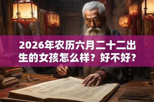 2026年农历六月二十二出生的女孩怎么样?好不好? 2026年农历六月二十二出生的女孩怎么样?好不好?