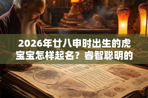2026年廿八申时出生的虎宝宝怎样起名？睿智聪明的名字