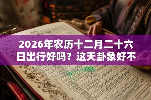 2026年农历十二月二十六日出行好吗？这天卦象好不好？