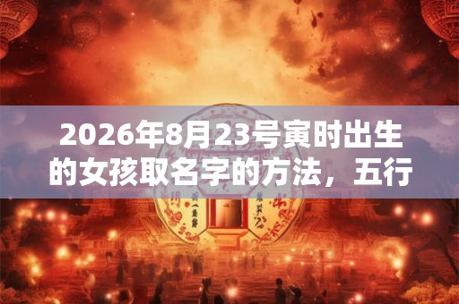 2026年8月23号寅时出生的女孩取名字的方法，五行属什么