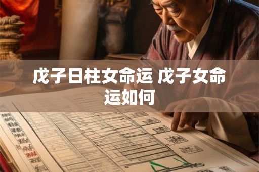 戊子日柱女命运 戊子女命运如何 戊子日柱女命运 戊子女命运如何