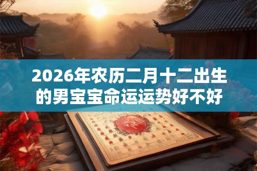 2026年农历二月十二出生的男宝宝命运运势好不好 2026年农历二月十二出生的男宝宝命运运势好不好
