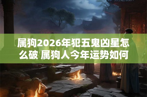 属狗2026年犯五鬼凶星怎么破 属狗人今年运势如何 属狗2026年犯五鬼凶星怎么破 属狗人今年运势如何