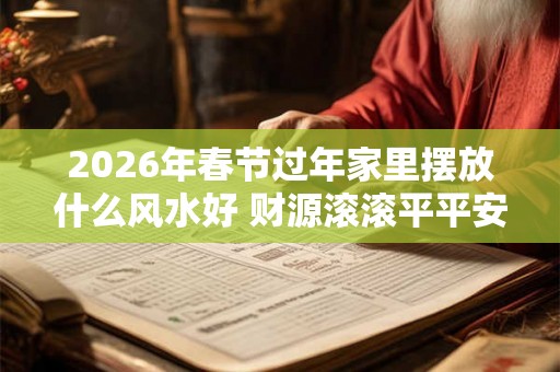 2026年春节过年家里摆放什么风水好 财源滚滚平平安安 2026年春节过年家里摆放什么风水好 财源滚滚平平安安