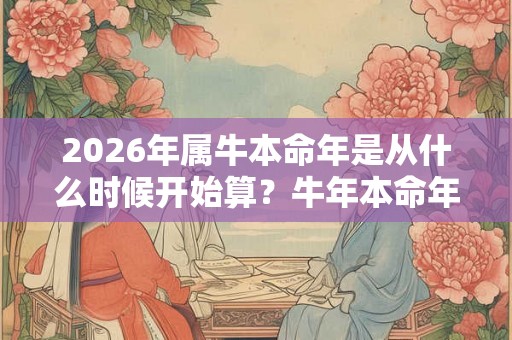 2026年属牛本命年是从什么时候开始算？牛年本命年从立春还是大年初一开始
