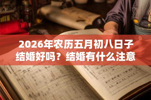 2026年农历五月初八日子结婚好吗？结婚有什么注意事项？