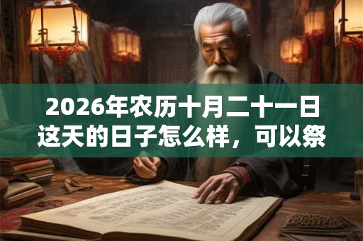 2026年农历十月二十一日这天的日子怎么样，可以祭祖吗？