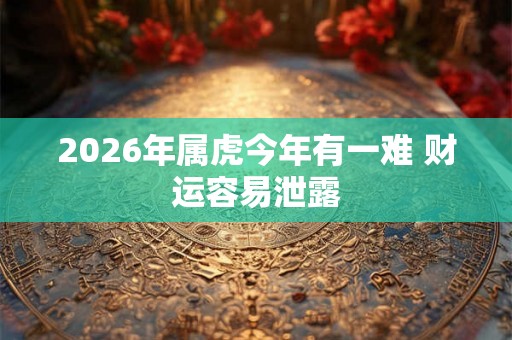 2026年属虎今年有一难 财运容易泄露 2026年属虎今年有一难 财运容易泄露