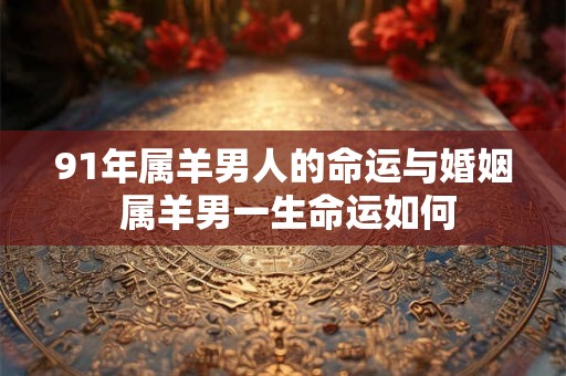 91年属羊男人的命运与婚姻 属羊男一生命运如何