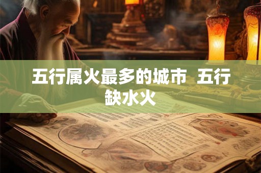 五行属火最多的城市  五行缺水火