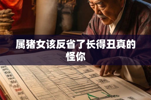 属猪女该反省了长得丑真的怪你