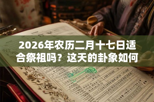 2026年农历二月十七日适合祭祖吗？这天的卦象如何？