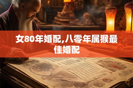 女80年婚配,八零年属猴最佳婚配 女80年婚配,八零年属猴最佳婚配