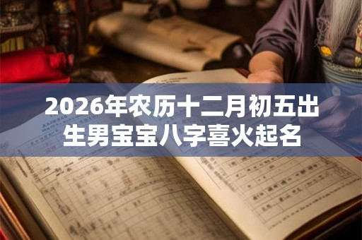2026年农历十二月初五出生男宝宝八字喜火起名 2026年农历十二月初五出生男宝宝八字喜火起名