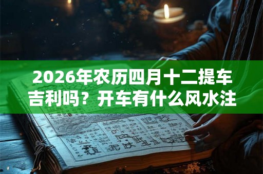 2026年农历四月十二提车吉利吗？开车有什么风水注意事项？