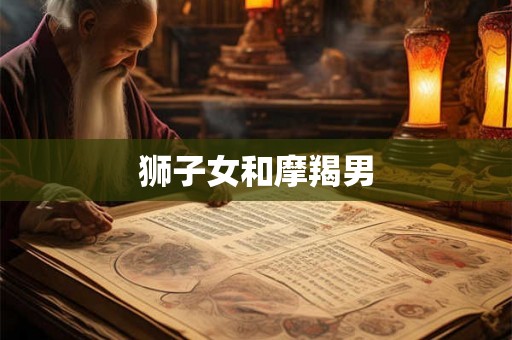 狮子女和摩羯男