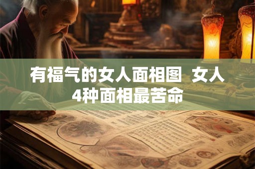 有福气的女人面相图 女人4种面相最苦命 有福气的女人面相图 女人4种面相最苦命