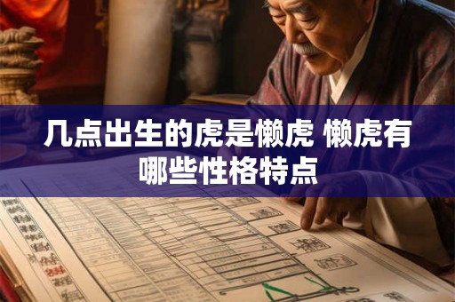几点出生的虎是懒虎 懒虎有哪些性格特点 几点出生的虎是懒虎 懒虎有哪些性格特点
